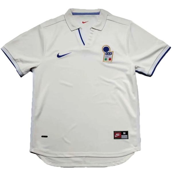 Italy away retro soccer jersey maillot match men's 1st sportwear football shirt 1998